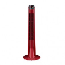 Fans Air Conditioning Tower Fan Mute Energy-saving Remote Control Remote Touch Screen 3 File Bedroom Office Red (92x31) Cm - B07G978LMV